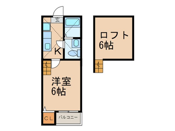 エスポワール本陣の物件間取画像